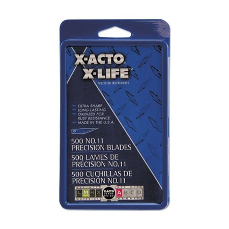 X-ACTO, No. 11 Bulk Pack Blades For X-Acto Knives, 500PK
